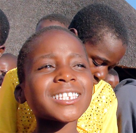 Child Zimbabwe, One World, One Heart Beating